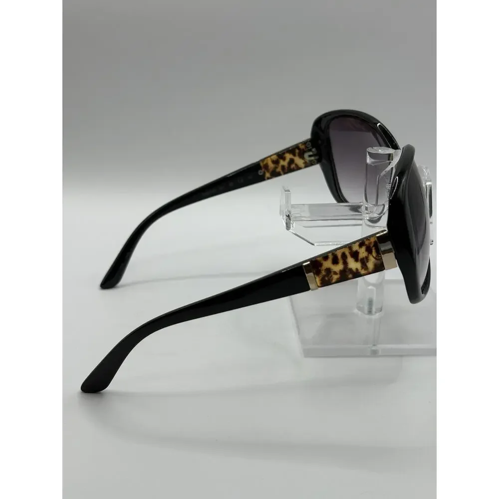 Sean John Oversized Sunglasses Black Tortoise Gradient Lenses Women SJS2003